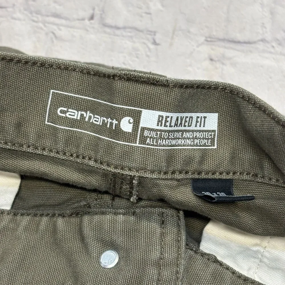 Carhartt Men Rugged Flex Double Knee Pants Size 30x30 Relaxed Fit C132 -29